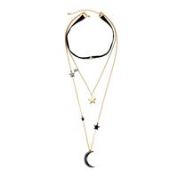 Creative Multilayer Star Moon Necklace Nhqd142410 main image 9