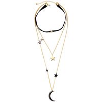 Creative Multilayer Star Moon Necklace Nhqd142410 main image 6