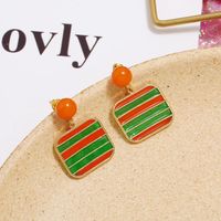 Womens Floral Plating Alloy Earrings Nhkq142419 main image 1