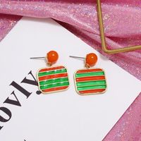 Womens Floral Plating Alloy Earrings Nhkq142419 main image 3