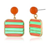 Womens Floral Plating Alloy Earrings Nhkq142419 main image 4