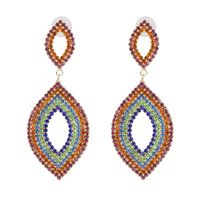 Fashion Claw Chain Studded Tassel Geometric Earrings Nhjj142138 sku image 21