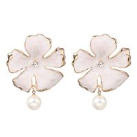 Fashion Glaze Flower Beads Jewelry Earrings Nhjj142154 sku image 3