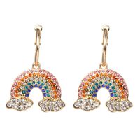 Fashion Women Rainbow Stud Earrings Nhjj142156 sku image 2