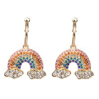 52451 Haute Qualité Gouttes Pour Les Oreilles Arc-en-boucles D'oreilles Personnalité De La Mode Tout-match De Femmes Coréenne Longues Boucles D'oreilles Clip Oreille sku image 2