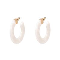 Fashion C Shape Artificial Gemstones Earrings Ear Studs sku image 6