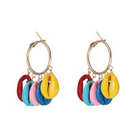 Fashion Color Shell Conch Earrings Nhjj142165 sku image 2