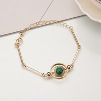 Européen Et Américain Nouveau Design Clair De Lune Turquoise Bracelet Femelle Rétro Synthétique Opale Bracelet Personnalisé Style Ethnique Bracelet Femelle sku image 1