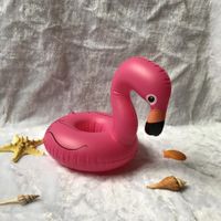 Usine En Stock Approvisionnement Flamingo Noir Et Blanc Cygne Porte-gobelet Gonflable Eau Coaster Boissons Flottant Porte-gobelet main image 7