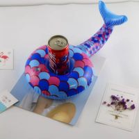 Pvc Inflatable Cup Holder Thickening Cup Mermaid Coaster Nhww142500 main image 5