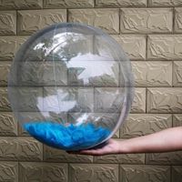 Pvc Inflatable Transparent Feather Beach Ball Nhww142506 main image 3