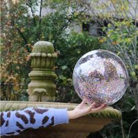 Pvc Inflatable Transparent Feather Beach Ball Nhww142506 main image 4