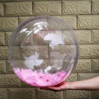 Pvc Inflatable Transparent Feather Beach Ball Nhww142506 main image 5