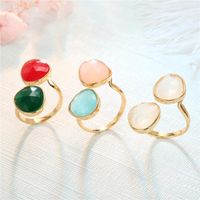 Geometric Adjustable Color Resin Ring Nhgo142742 main image 2