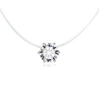 New Transparent Zircon Necklace Nhgo142779 main image 1