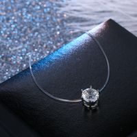 New Transparent Zircon Necklace Nhgo142779 main image 5