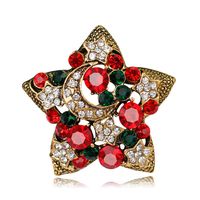 Christmas Tree Santa Brooch Boots Snowman Sleigh Bell Boutonniere Nhdr142841 main image 13