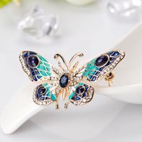 Japon Et Corée Du Sud Vente Chaude Produit Personnalisé Dripping Huile Colorisation Papillon Broche De Mode Animal Corsage Vêtements Accessoires Spot Lot main image 6