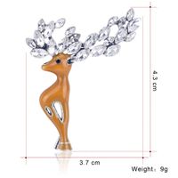 Fashion Christmas Elk Drop Oil Premium Brooch Nhdr142891 main image 6