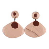 New Geometric Irregular Volcanic Color Acrylic Earrings Nhjq142916 main image 1