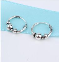 Simple Opening Ancient Alloy Round Earrings Nhgo142920 main image 5