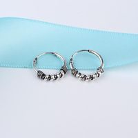 Simple Opening Ancient Alloy Round Earrings Nhgo142920 main image 7