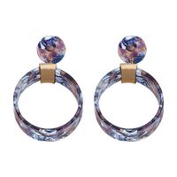 Stylish Acetate Geometric Round Earrings Nhjq142980 main image 9