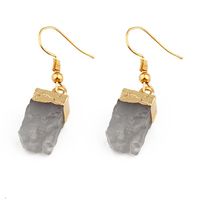 Fashion Natural Stone Square Earrings Nhgo143010 main image 8