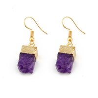 Fashion Natural Stone Square Earrings Nhgo143010 main image 11