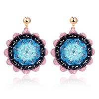 Fashion Resin Round Earrings Nhgo143018 main image 1