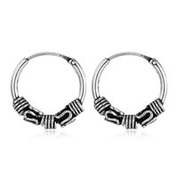 New Opening Ancient Alloy Round Hoop Earrings Nhgo143042 main image 1