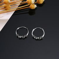 New Opening Ancient Alloy Round Hoop Earrings Nhgo143042 main image 3