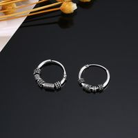 New Opening Ancient Alloy Round Hoop Earrings Nhgo143042 main image 4