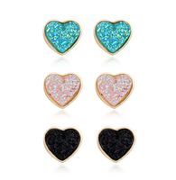 Simple Heart-shaped Small Stud Earrings Nhgo143091 main image 1
