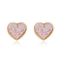 Simple Heart-shaped Small Stud Earrings Nhgo143091 main image 3