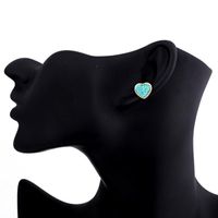 Simple Heart-shaped Small Stud Earrings Nhgo143091 main image 6