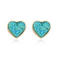 Simple Heart-shaped Small Stud Earrings Nhgo143091 main image 8