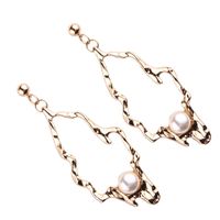 New Beads Alloy Long Earrings Nhjq143146 main image 4