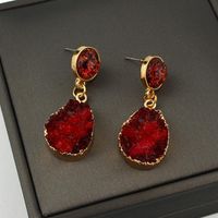 Fashion Red Resin Earrings Nhgo143191 main image 3