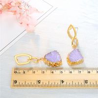 New Purple Resin Earrings Nhgo143194 main image 5