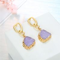 New Purple Resin Earrings Nhgo143194 main image 6