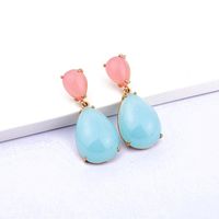 New Water Drop Color Opal Earrings Nhgo143204 main image 4