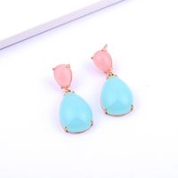 New Water Drop Color Opal Earrings Nhgo143204 main image 5