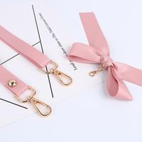 Neue Diagonale Handy Hülle Lanyard Bowknot Persönlichkeit Teleskop Handy Seil Diy Zubehör Tasche Schulter Gurt Frauen main image 4