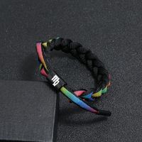 Direkt Verkauf Ab Werk 12 Konstellationen Buntes Löwen Armband Studenten Paar Schnürsenkel Gewebtes Regenbogen-farbwechsel-armband main image 4