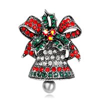 Christmas Tree Santa Brooch Boots Snowman Sleigh Bell Boutonniere Nhdr142841 sku image 43