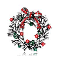 Christmas Tree Santa Brooch Boots Snowman Sleigh Bell Boutonniere Nhdr142841 sku image 40