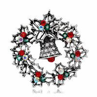 Christmas Tree Santa Brooch Boots Snowman Sleigh Bell Boutonniere Nhdr142841 sku image 23