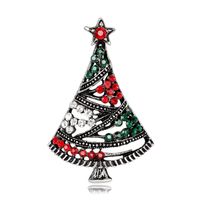 Christmas Tree Santa Brooch Boots Snowman Sleigh Bell Boutonniere Nhdr142841 sku image 9