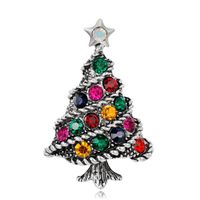 Christmas Tree Santa Brooch Boots Snowman Sleigh Bell Boutonniere Nhdr142841 sku image 1
